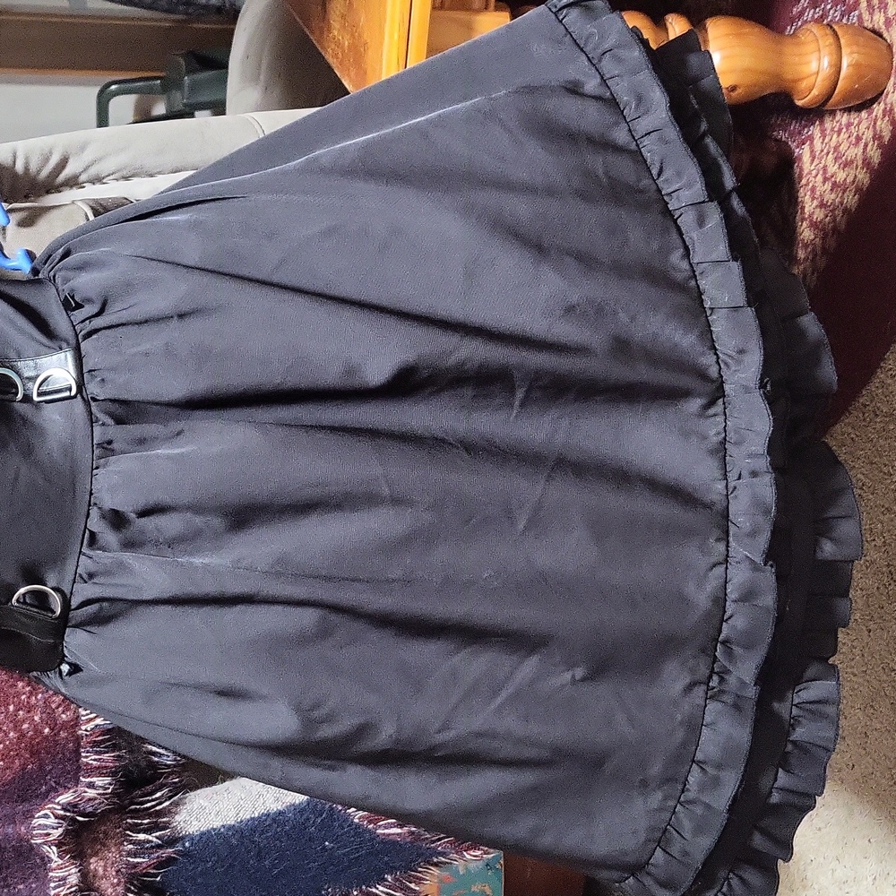 Gothic Ruffle Mini Dress - Picture 6 of 8